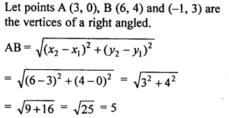 ML Aggarwal Class 9 Solutions for ICSE Maths Chapter 19 Coordinate Geometry ch Q13.1