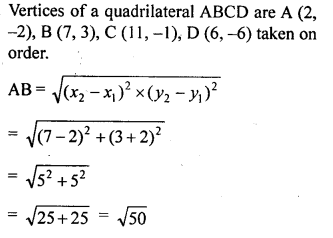 ML Aggarwal Class 9 Solutions for ICSE Maths Chapter 19 Coordinate Geometry ch Q16.1