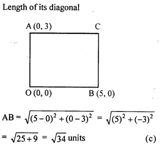 ML Aggarwal Class 9 Solutions for ICSE Maths Chapter 19 Coordinate Geometry mul Q17.1