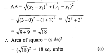 ML Aggarwal Class 9 Solutions for ICSE Maths Chapter 19 Coordinate Geometry mul Q21.2