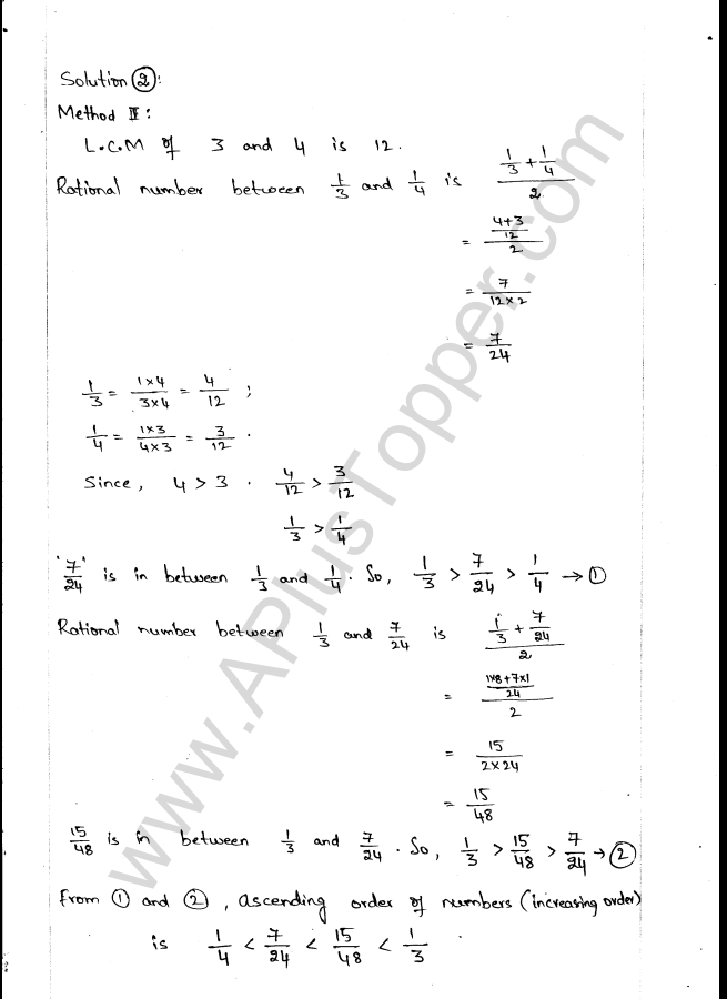ML Aggarwal ICSE Solutions for Class 9 Maths Ch 1 Rational and Irrational Numbers img-2