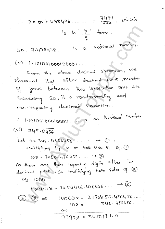 ML Aggarwal ICSE Solutions for Class 9 Maths Ch 1 Rational and Irrational Numbers img-36