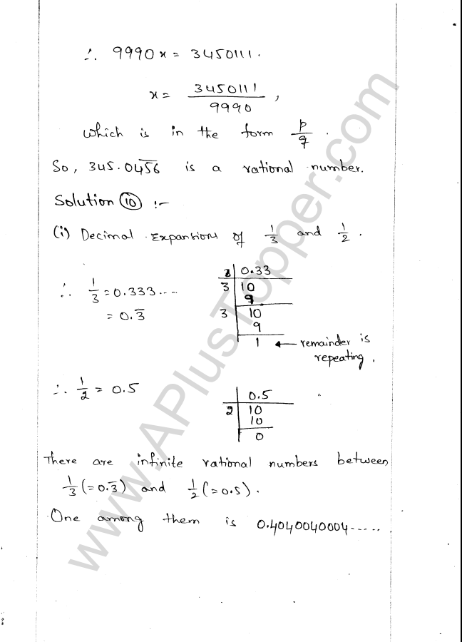 ML Aggarwal ICSE Solutions for Class 9 Maths Ch 1 Rational and Irrational Numbers img-37