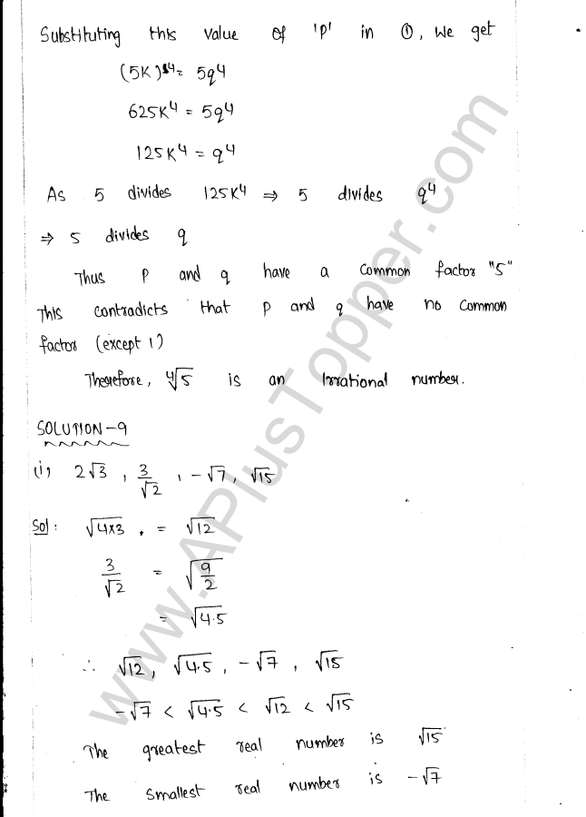 ML Aggarwal ICSE Solutions for Class 9 Maths Ch 1 Rational and Irrational Numbers img-58