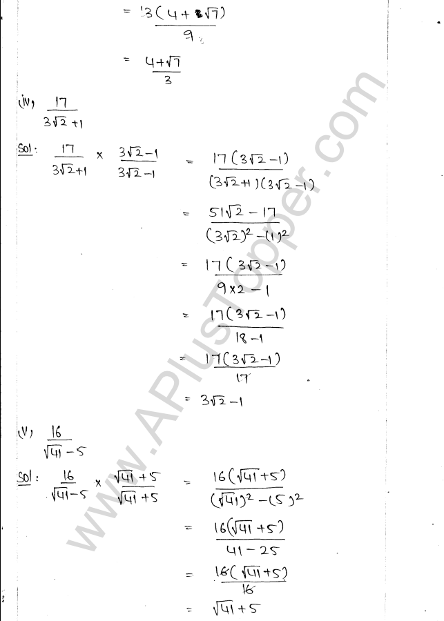 ML Aggarwal ICSE Solutions for Class 9 Maths Ch 1 Rational and Irrational Numbers img-65