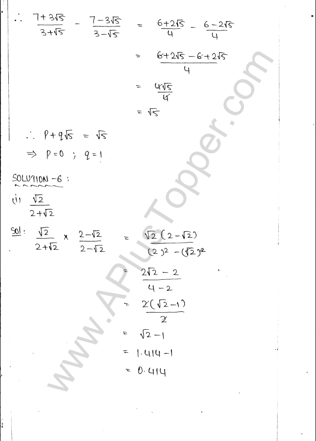 ML Aggarwal ICSE Solutions for Class 9 Maths Ch 1 Rational and Irrational Numbers img-73