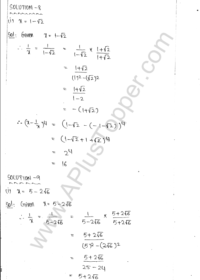 ML Aggarwal ICSE Solutions for Class 9 Maths Ch 1 Rational and Irrational Numbers img-74