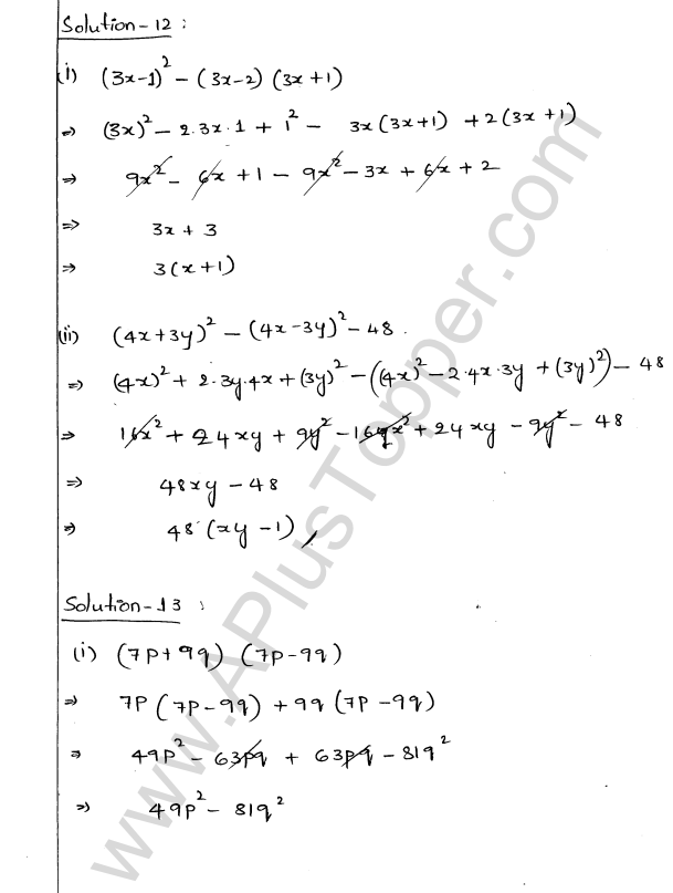 ML Aggarwal ICSE Solutions for Class 9 Maths Ch 3 Expansions img-10