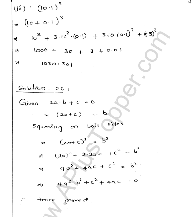 ML Aggarwal ICSE Solutions for Class 9 Maths Ch 3 Expansions img-21