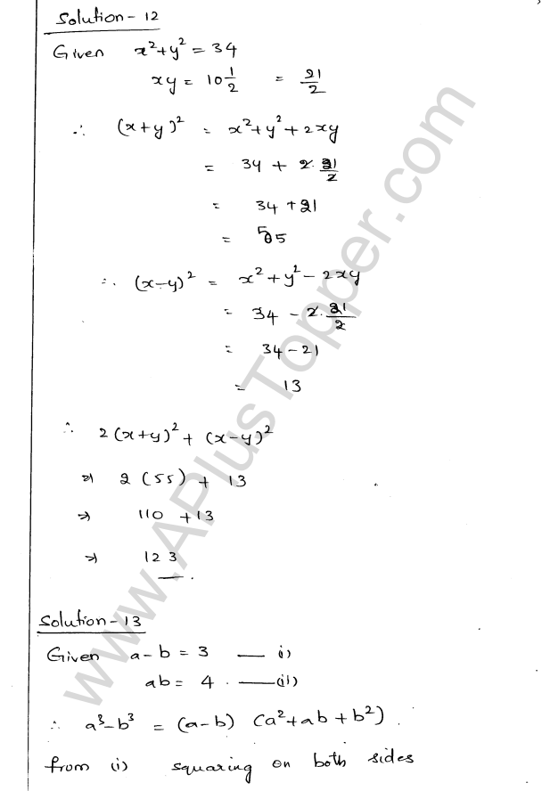 ML Aggarwal ICSE Solutions for Class 9 Maths Ch 3 Expansions img-37