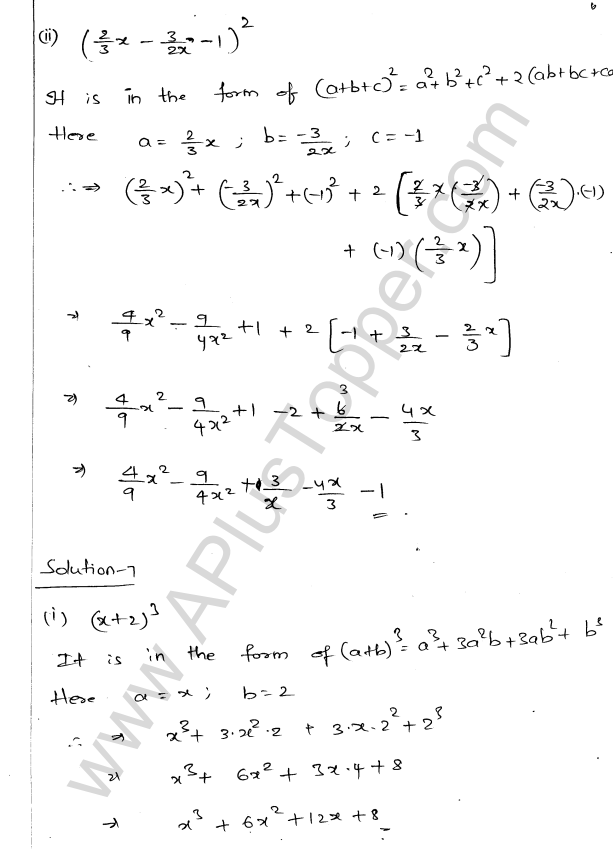 ML Aggarwal ICSE Solutions for Class 9 Maths Ch 3 Expansions img-6
