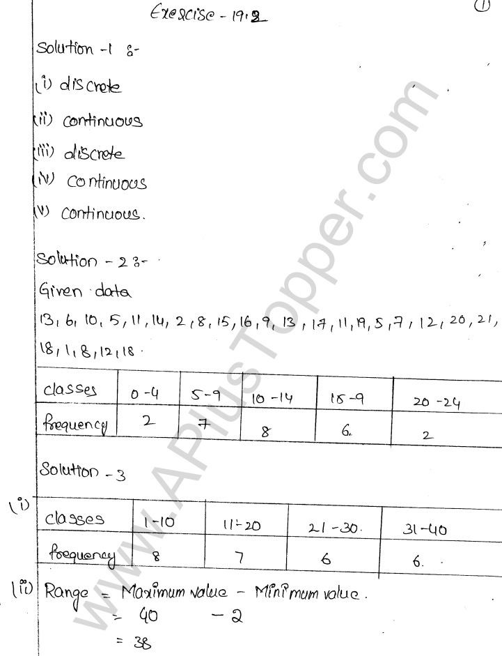 ML Aggarwal ICSE Solutions for Class 9 Maths Chapter 20 Statistics Q1.12