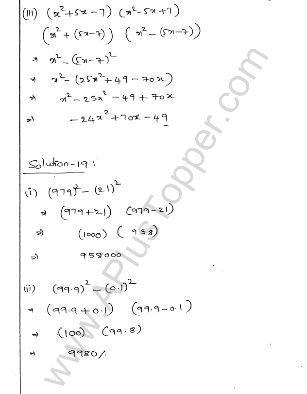 ML Aggarwal ICSE Solutions for Class 9 Maths Chapter 4 Factorisation img-23