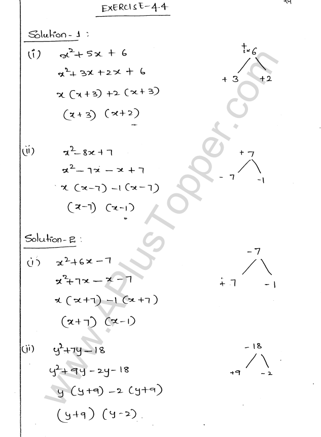ML Aggarwal ICSE Solutions for Class 9 Maths Chapter 4 Factorisation img-24