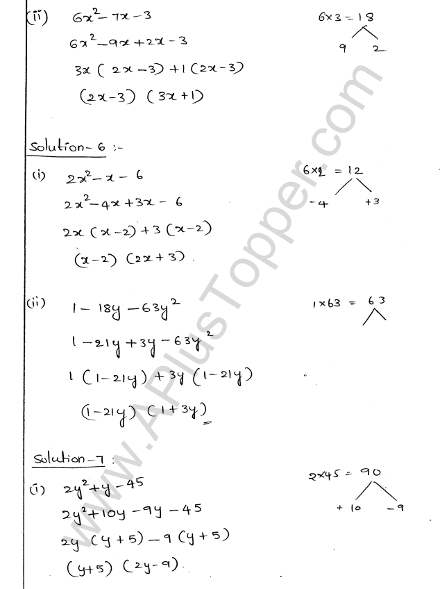 ML Aggarwal ICSE Solutions for Class 9 Maths Chapter 4 Factorisation img-26