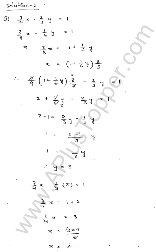 ML Aggarwal ICSE Solutions for Class 9 Maths Chapter 5 Simultaneous Linear Equations img-15