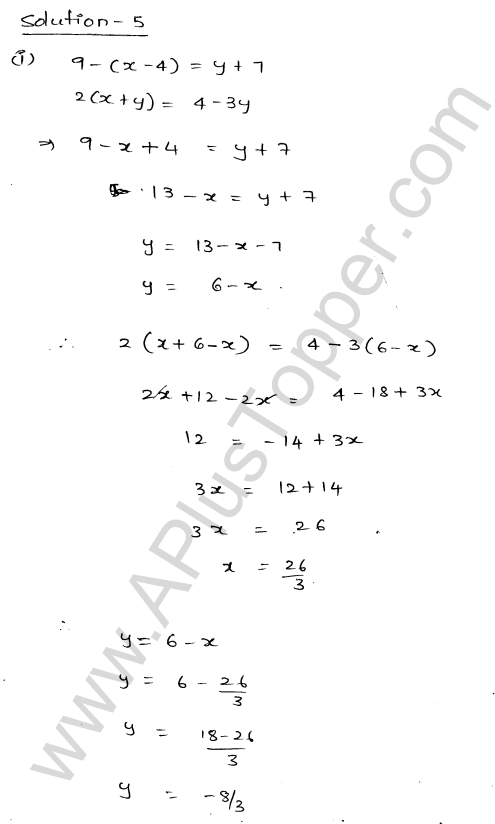 ML Aggarwal ICSE Solutions for Class 9 Maths Chapter 5 Simultaneous Linear Equations img-21