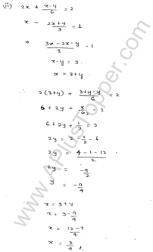 ML Aggarwal ICSE Solutions for Class 9 Maths Chapter 5 Simultaneous Linear Equations img-22