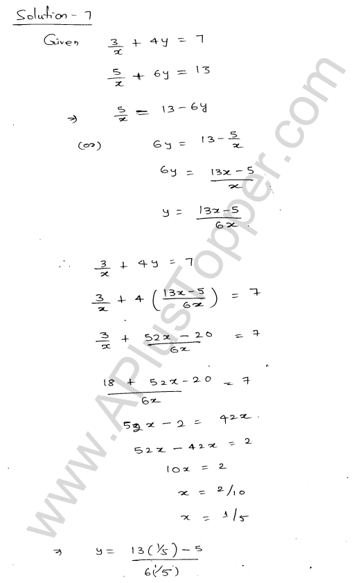 ML Aggarwal ICSE Solutions for Class 9 Maths Chapter 5 Simultaneous Linear Equations img-25