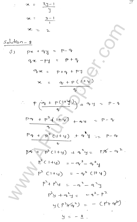 ML Aggarwal ICSE Solutions for Class 9 Maths Chapter 5 Simultaneous Linear Equations img-27