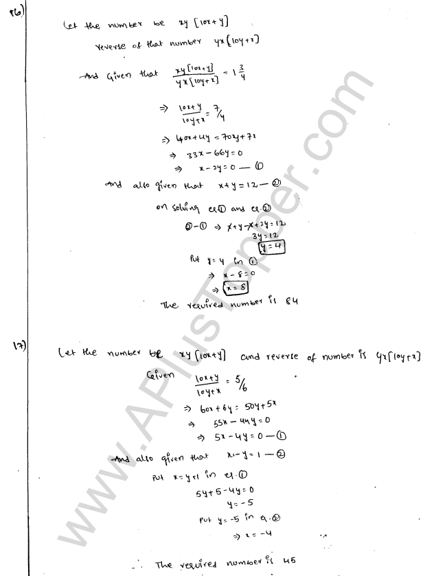 ML Aggarwal ICSE Solutions for Class 9 Maths Chapter 5 Simultaneous Linear Equations img-32