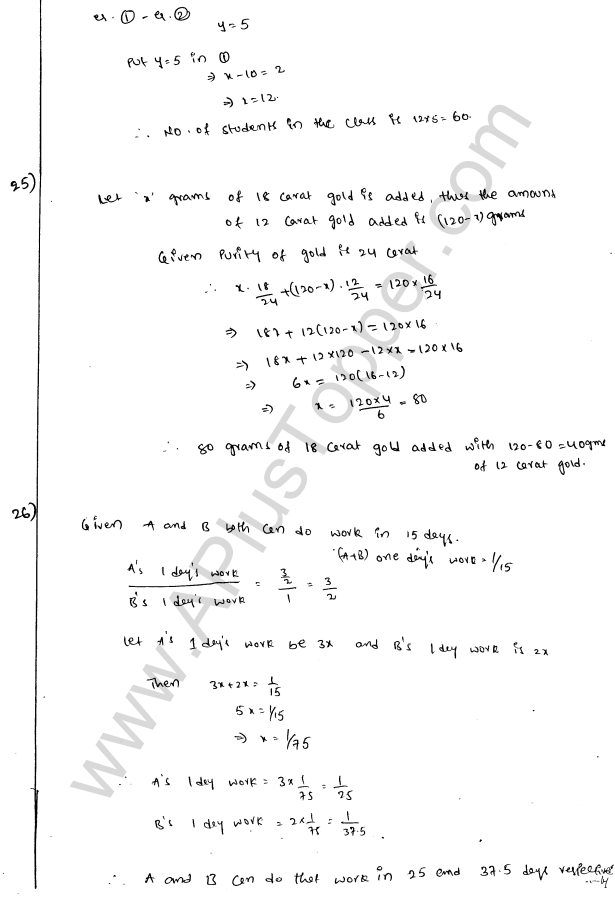 ML Aggarwal ICSE Solutions for Class 9 Maths Chapter 5 Simultaneous Linear Equations img-36