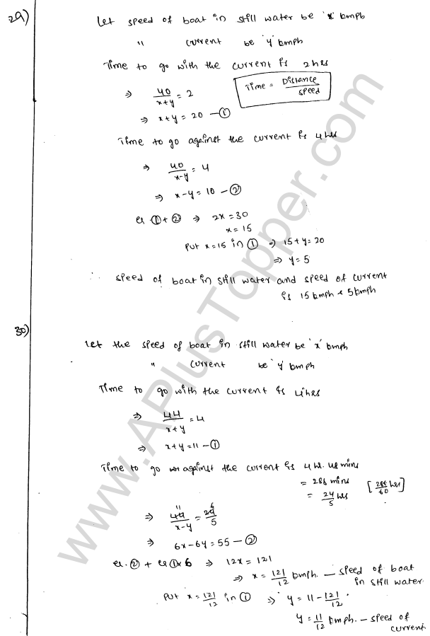 ML Aggarwal ICSE Solutions for Class 9 Maths Chapter 5 Simultaneous Linear Equations img-38