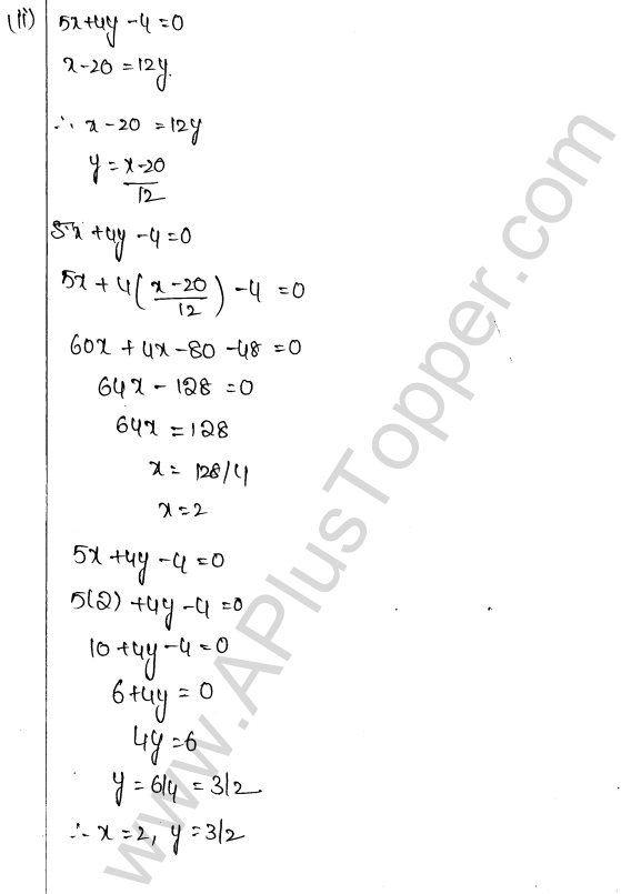 ML Aggarwal ICSE Solutions for Class 9 Maths Chapter 5 Simultaneous Linear Equations img-6