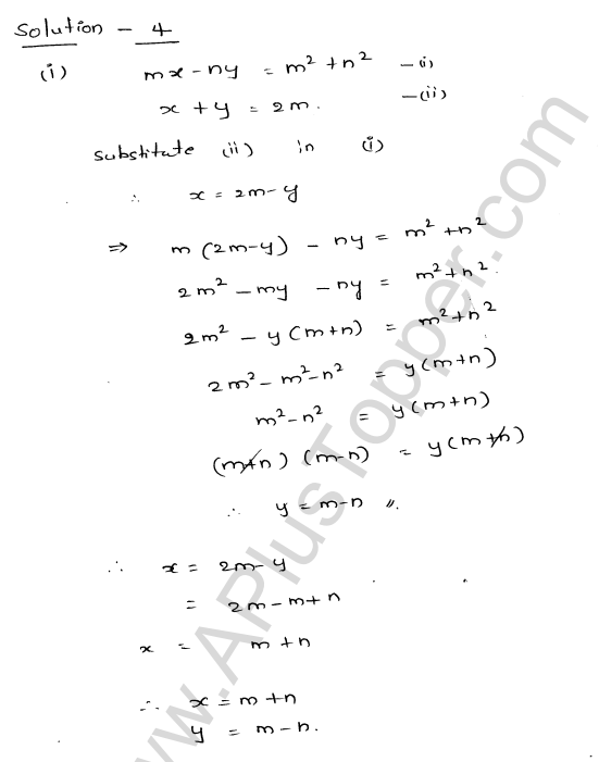 ML Aggarwal ICSE Solutions for Class 9 Maths Chapter 5 Simultaneous Linear Equations img-9