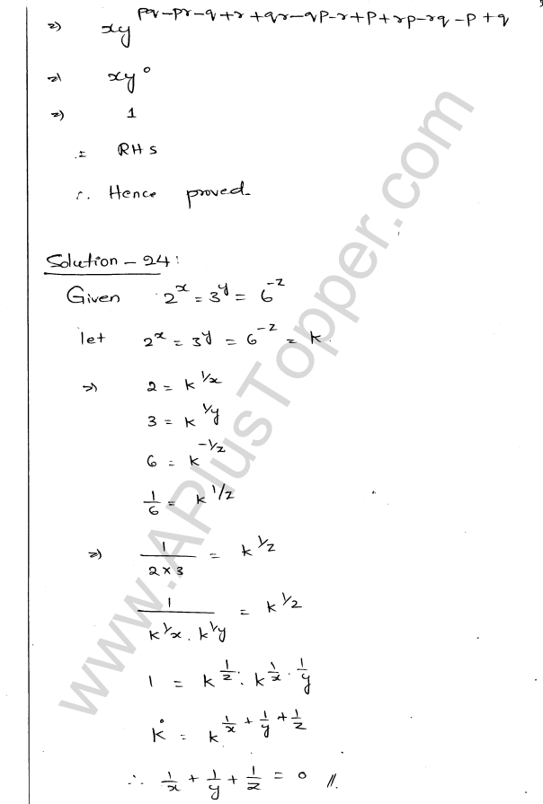 ML Aggarwal ICSE Solutions for Class 9 Maths Chapter 8 Indices Q1.30