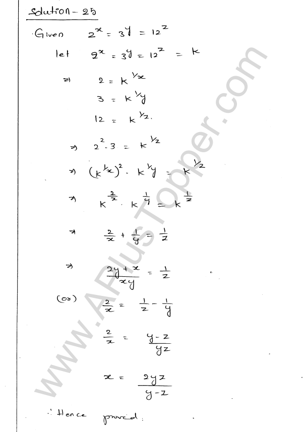 ML Aggarwal ICSE Solutions for Class 9 Maths Chapter 8 Indices Q1.31