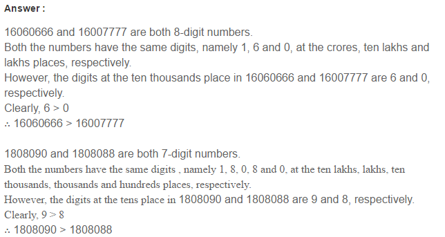 Number System RS Aggarwal Class 6 Maths Solutions Exercise 1B 9.1