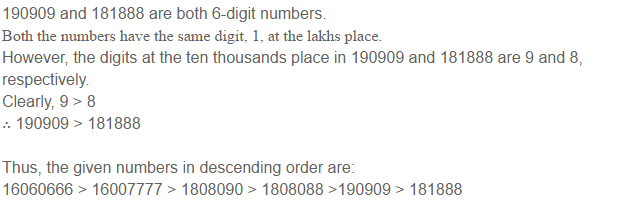 Number System RS Aggarwal Class 6 Maths Solutions Exercise 1B 9.2