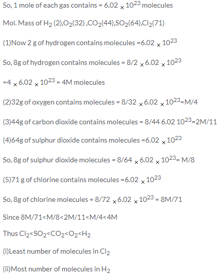 Selina Concise Chemistry Class 10 ICSE Solutions Mole Concept and Stoichiometry img 76