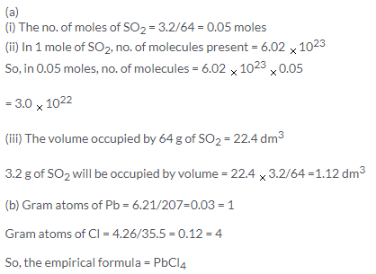 Selina Concise Chemistry Class 10 ICSE Solutions Mole Concept and Stoichiometry img 79