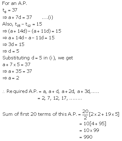 Selina Concise Mathematics Class 10 ICSE Solutions Arithmetic Progression image - 53