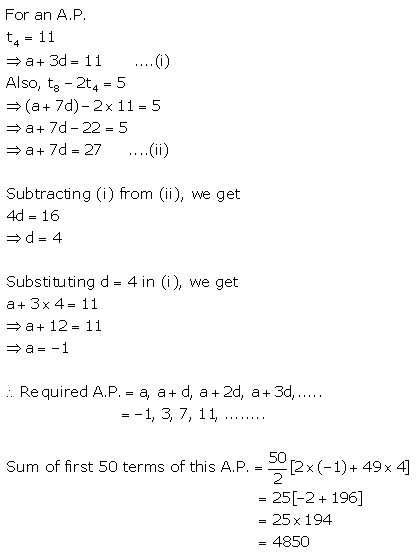 Selina Concise Mathematics Class 10 ICSE Solutions Arithmetic Progression image - 56