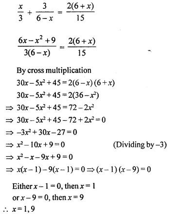 Selina Concise Mathematics Class 10 ICSE Solutions Chapterwise Revision Exercises image - 26