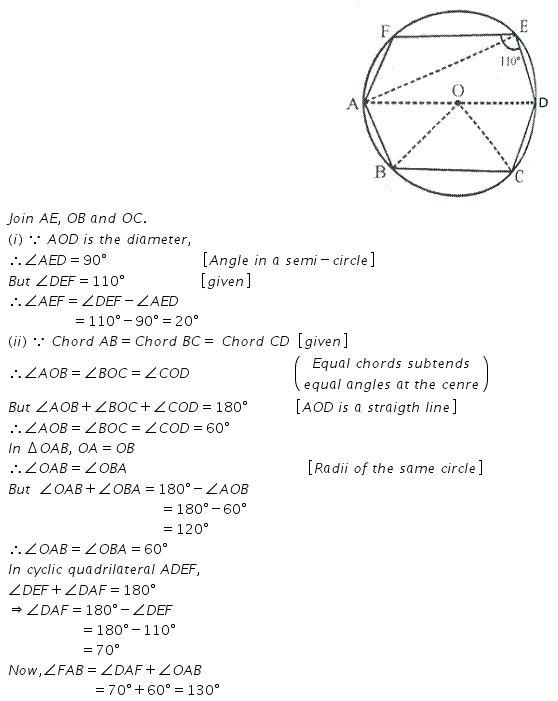 Selina Concise Mathematics Class 10 ICSE Solutions Circles - 202