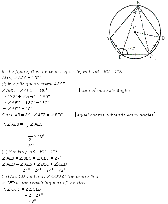 Selina Concise Mathematics Class 10 ICSE Solutions Circles - 210