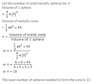 Selina Concise Mathematics Class 10 ICSE Solutions Cylinder, Cone and Sphere image - 121