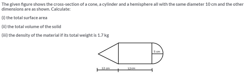Selina Concise Mathematics Class 10 ICSE Solutions Cylinder, Cone and Sphere image - 136