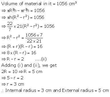 Selina Concise Mathematics Class 10 ICSE Solutions Cylinder, Cone and Sphere image - 22
