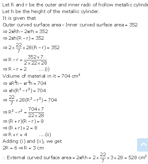 Selina Concise Mathematics Class 10 ICSE Solutions Cylinder, Cone and Sphere image - 23