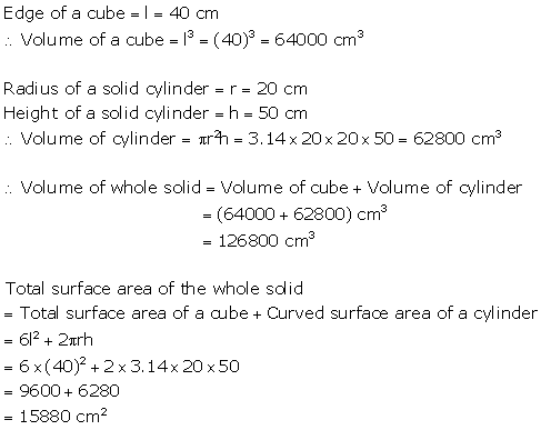 Selina Concise Mathematics Class 10 ICSE Solutions Cylinder, Cone and Sphere image - 32