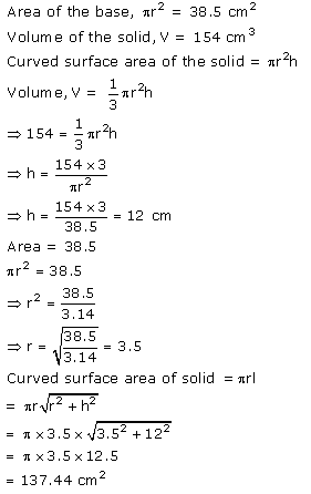 Selina Concise Mathematics Class 10 ICSE Solutions Cylinder, Cone and Sphere image - 49