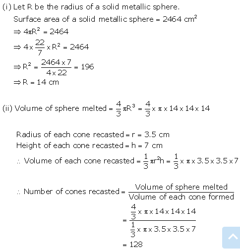 Selina Concise Mathematics Class 10 ICSE Solutions Cylinder, Cone and Sphere image - 80