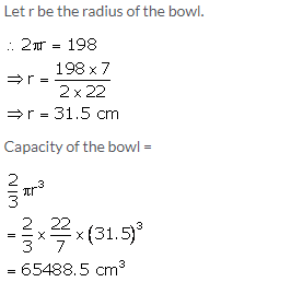 Selina Concise Mathematics Class 10 ICSE Solutions Cylinder, Cone and Sphere image - 87