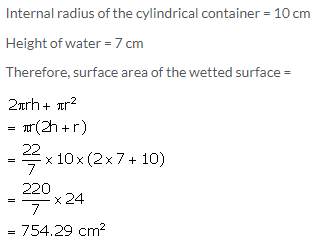 Selina Concise Mathematics Class 10 ICSE Solutions Cylinder, Cone and Sphere image - 9