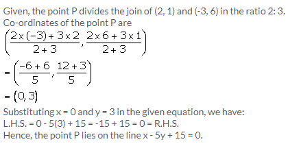 Selina Concise Mathematics Class 10 ICSE Solutions Equation of a Line - 10
